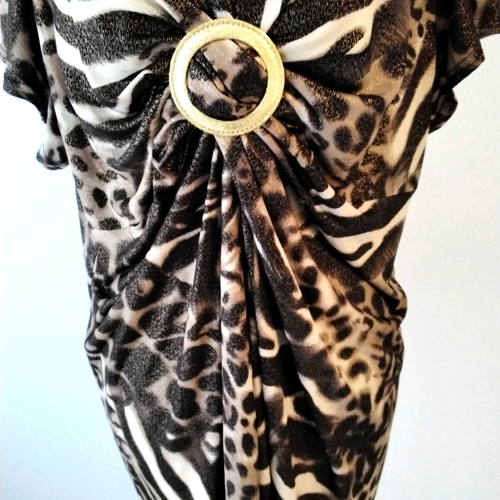 Animal print top by Contempo - Picture 3 of 11